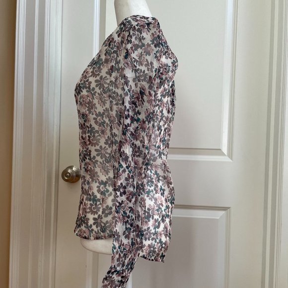 Susan Silk Long-Sleeve Floral Blouse from rag & bone - Picture 7 of 11